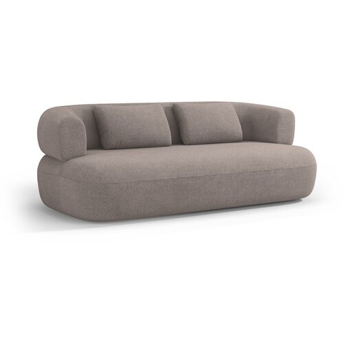 Micadoni Svetlo rjava sedežna garnitura iz tkanine bouclé 178 cm Jenny – Cene