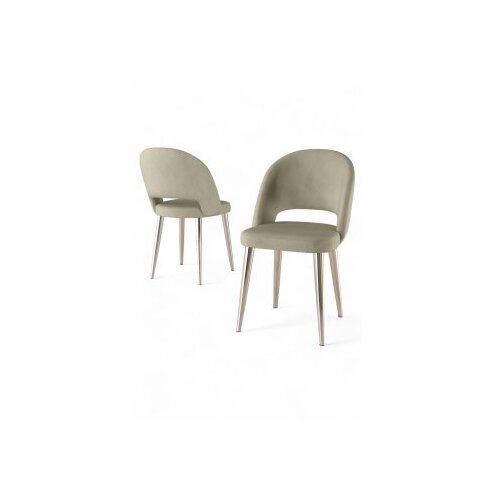 Hanah home set stolica (4 komada) pane cream chrome Cene