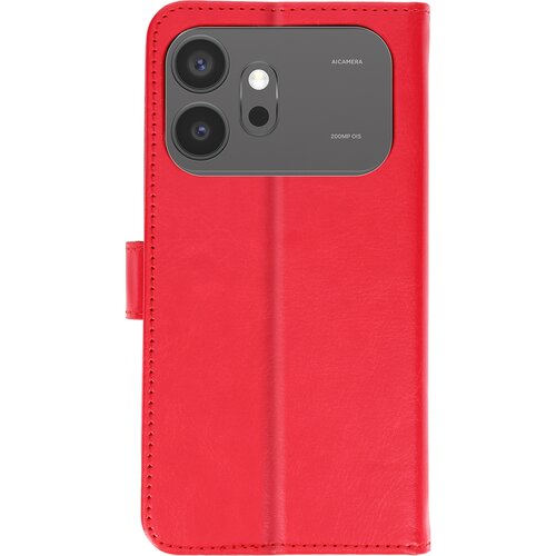 Oem Mayaxess, Denarnica Ovitek za Honor 600 / 600 Pro s Stojalom za Video in Paščkom, Rdeča, (5000273951) Cene