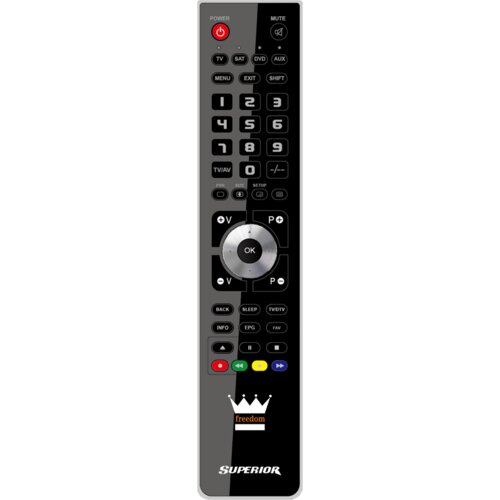Superior Daljinski upravljač, za 4 uređaja, PC programiranje - SUPERIOR 4:1 FREEDOM - black Slike