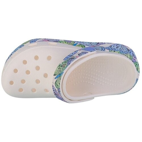 Crocs Classic Cutie Butterfly Clog Kids 208298 WHITE/MULTI Slike