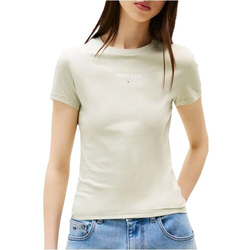 Tommy Jeans Majice s kratkimi rokavi DW0DW20913 Zelena Cene