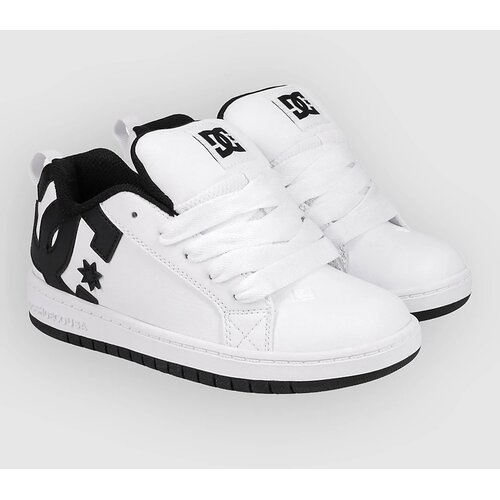 DC Court Graffik Kids Superge white / black Cene