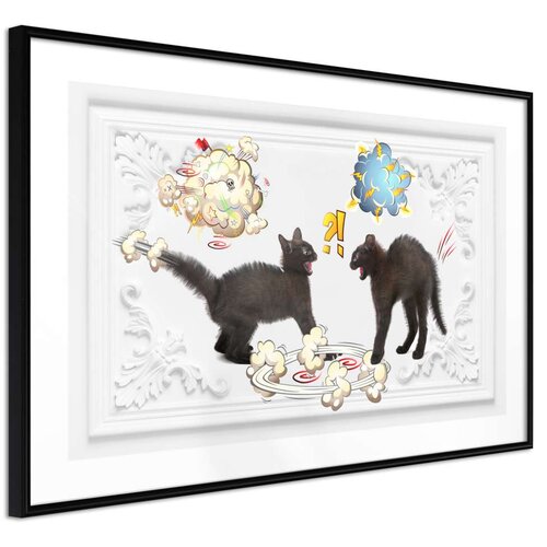  Poster - Cat Fight 45x30 Slike