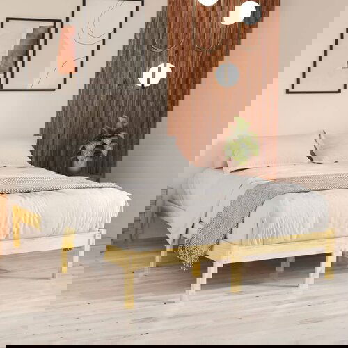 vidaXL Okvir za krevet od masivne borovine 180 x 200 cm UK super king Cijene