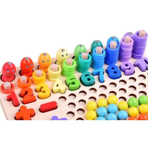  Drveni edukativni set za učenje brojanja i matematike Slike