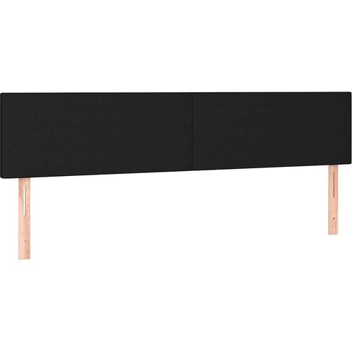  Krevet box spring s madracem LED crni 200x200 cm od tkanine Slike