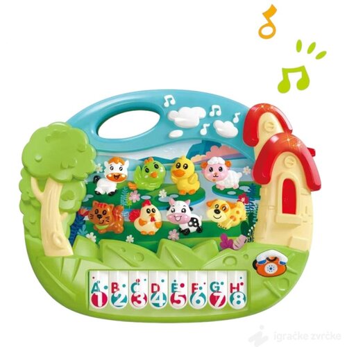 RAZNO Muzička farma za bebe ANIMAL PIANO Cene