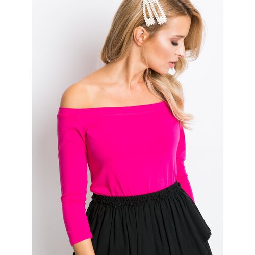 BASIC Feel Good Blouse-RV-BZ-4692.11-fuchsia Cene