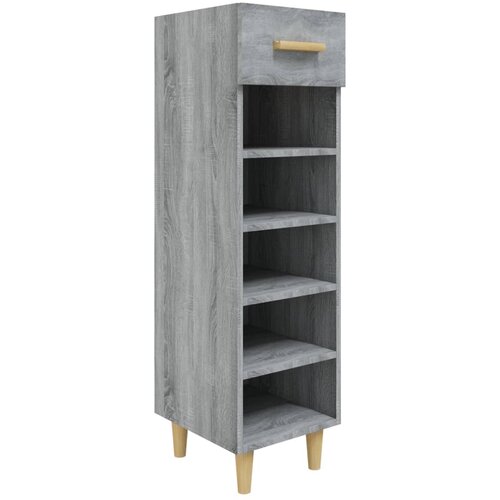 Maison Chic Omarica za obutev - Kopa za čevlje siva sonoma 30x35x105 cm konstruiran les, (21776620) Slike
