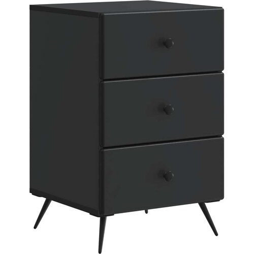  Noćni ormar s ladicama Crna 43 x 41 x 66 5 cm Konstruirano drvo Cene