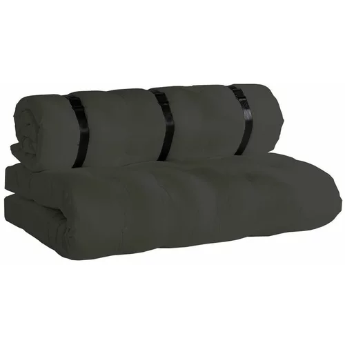 Karup Design tamno sivi kauč na razvlačenje pogodan za eksterijer Design OUT ™ Buckle Up Dark Grey
