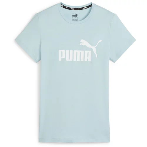 Puma Tehnička sportska majica 'Essential' svijetloplava / bijela