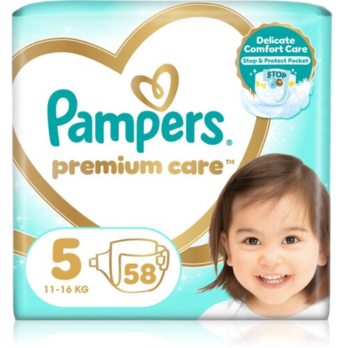 Pampers Plenice Premium Care Jumbo Pack, velikost 5, 58 kos. Cene