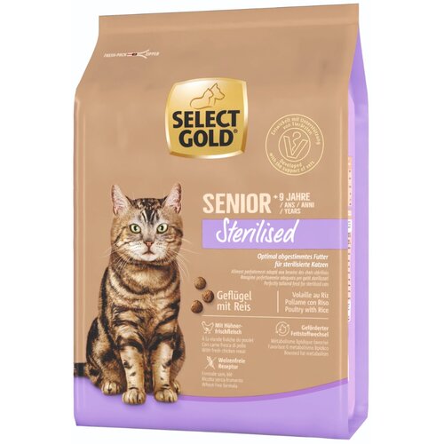 Select Gold Cat Sterilised Senior perad s rižom 2,5 kg Cijene