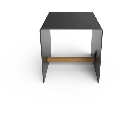 LIND DNA Crna dekorativna metalna/od eko kože kutija za pohranu 32x38x31 cm Bull – Cijene