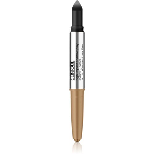 Clinique High Impact Shadow Play™ Shadow & Definer senčila za oči v svičniku duo odtenek Champagne + Caviar 1,9 g Cene