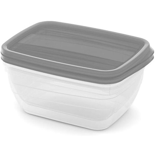 Curver Posodica za shranjevanje hrane 3510-Q58 Vedo 2x 1,3 l, siva Cene