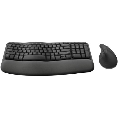 Logitech Lift Vertical Wave Keys and Lift Combo US tastatura + mi&scaron; Cene