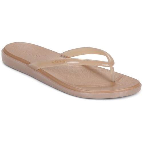 Crocs Japonke MIAMI JELLY ROUND TOE FLIP Bež Slike