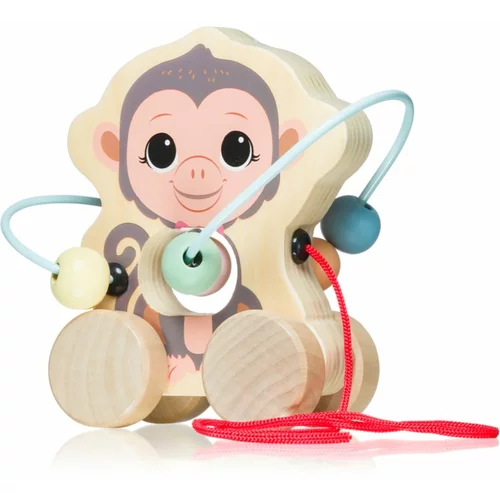 Jouéco The Wildies Family Monkey aktivna igračka od drva 12 m+ 1 kom
