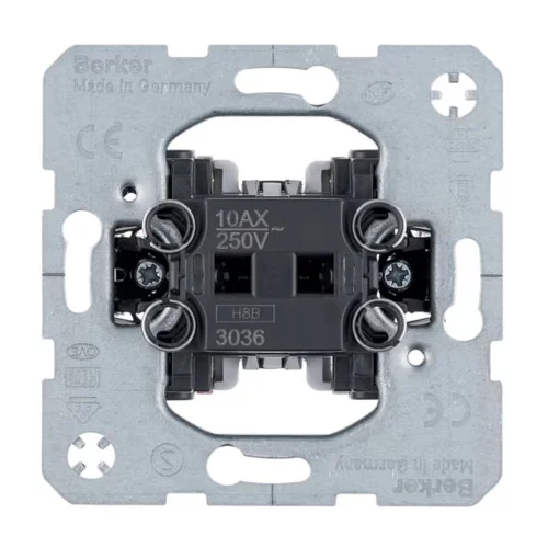 HAGER Prekidač univerzalni 10AX/250V 3036 Berker bijeli