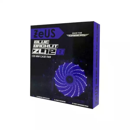 Zeus case cooler 120x120 blue led light Cene