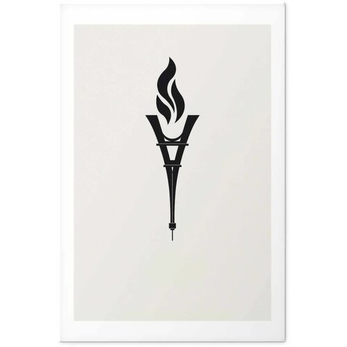  Plakat - Torch Shaped Like the Eiffel Tower 40x60 Bez okvira s margom Slike