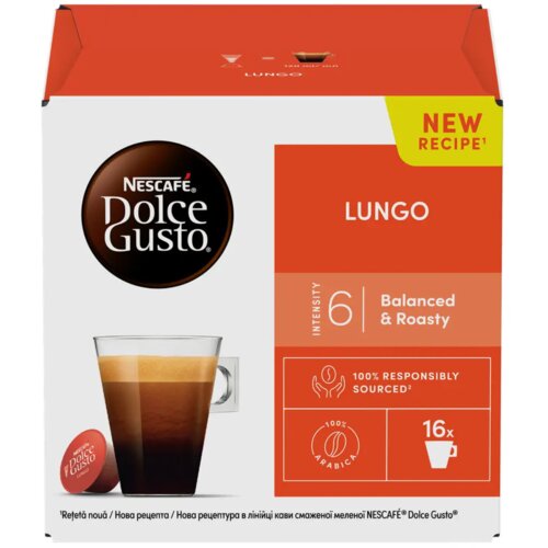 Nescafe Dolce Gusto Kapsule za kafu Lungo, 16 kapsula, 86,6 g Cene