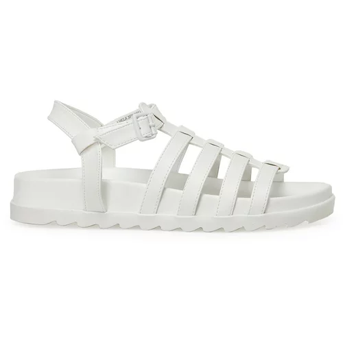 Nine West LUCLA 3FX Womens White Thick-soled Sandals