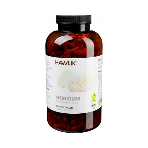 Hawlik Hericium prah kapsule Bio - 500 kaps.