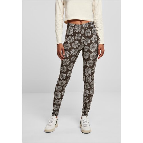 UC Curvy Women's Soft Leggings AOP Brown Chamomile Cijene