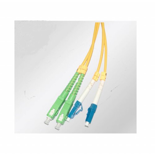 Fiber duplex patch cord kabl SC/APC - LC/UPC singlemode 9/125 mikrona dužine 2m, fabrički napravljen i testiran Cene