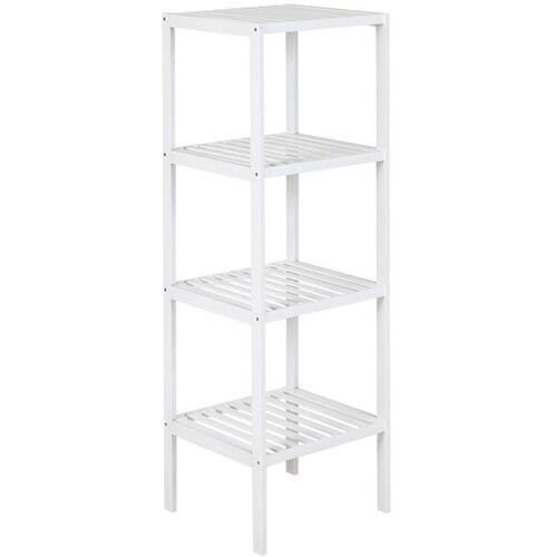  Axentia bambus polica s 4 police, bijela Cene