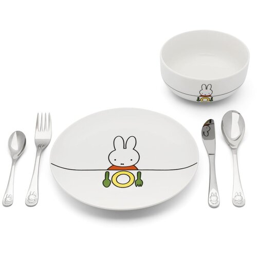 Zilverstad Porculanski dječji set posuđa 6 kom Miffy &amp;ndash; Slike