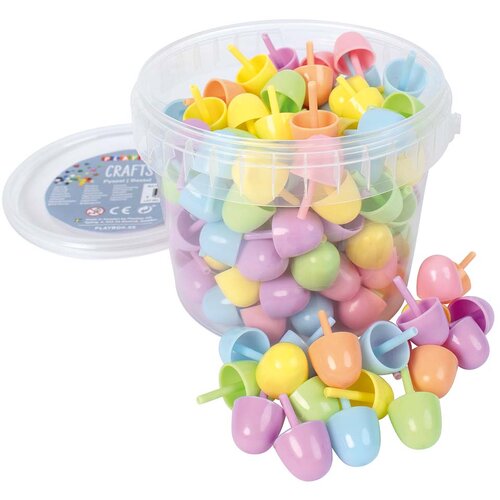 Playbox &amp;Scaron;arena mozaika s točkicama promjera 20 mm, set od 125 komada u kanti Slike