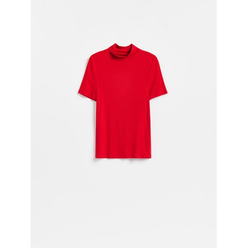 Reserved Bluza od mje&scaron;avine viskoze - crvena Cijene