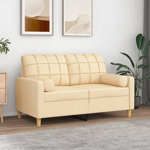 vidaXL Ukrasni jastuci 2 kom krem Ø 15 x 50 cm od tkanine Cijene
