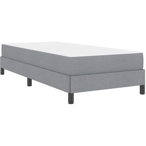  s opruga kutije Svijetlo siva 90 x 190 cm tkanina Slike