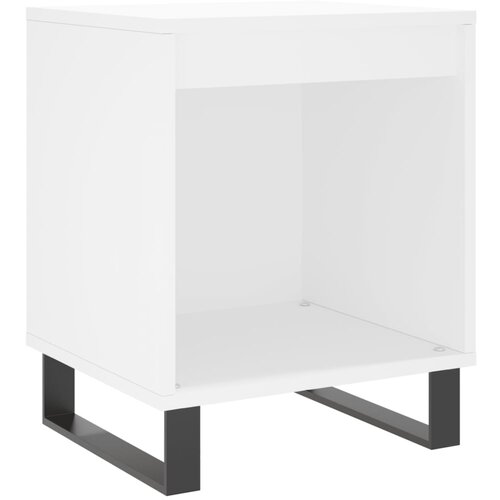 Maison Chic Nočna omarica - Nočna miza bela 40x35x50 cm inženirski les, (21687454) Cene