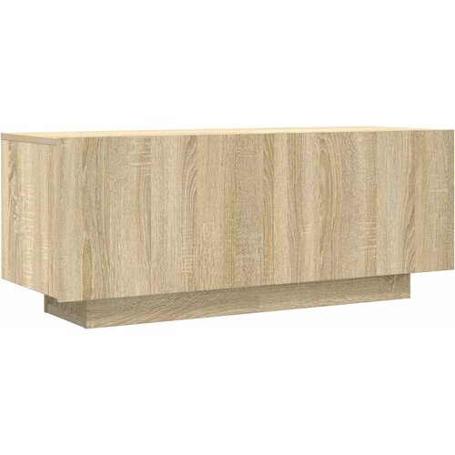 Maison Chic TV omarica - TV stojalo - Televizijska omarica sonoma hrast 100x35x40 cm inženirski les, (21698745) Slike