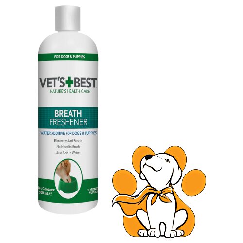 Vets Best breath freshener 500ml, osveživač daha za pse Slike