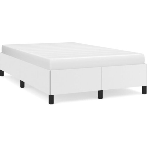 vidaXL Okvir kreveta bijeli 120 x 190 cm od umjetne kože Cene