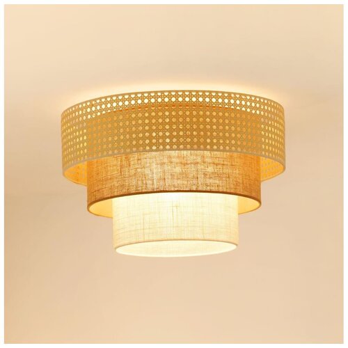 Brilagi svetlo cedar luneta 1xE27/15W/230V pr. 45 ratan/braon/krem Cene