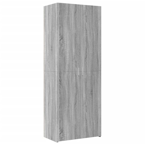 vidaXL Visoka omara siva sonoma 70x42,5x185 cm inženirski les, (21296055) Cene