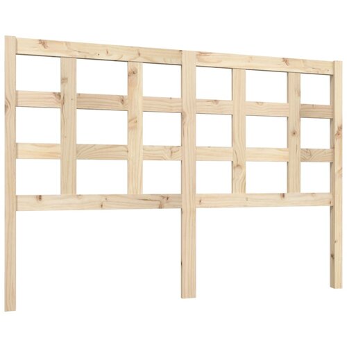 Maison Chic posteljno vzglavje - vzglavna omarica - nočna omarica 140,5x4x100 cm trdna borovina, (21704649) Slike
