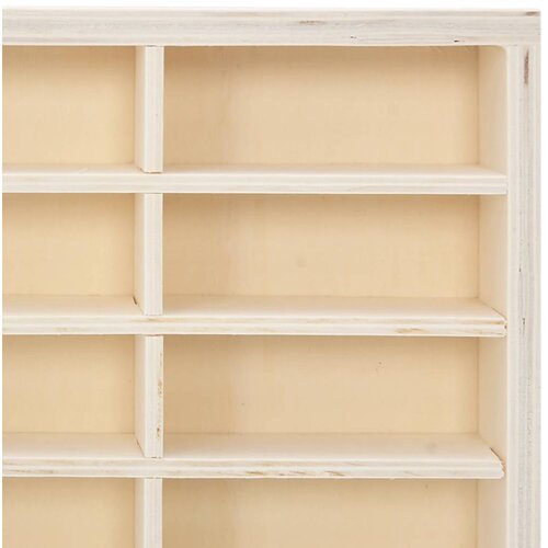  Drvena kolekcionarska vitrina sa 60 odjeljaka 60x4,5x40,5 cm Slike