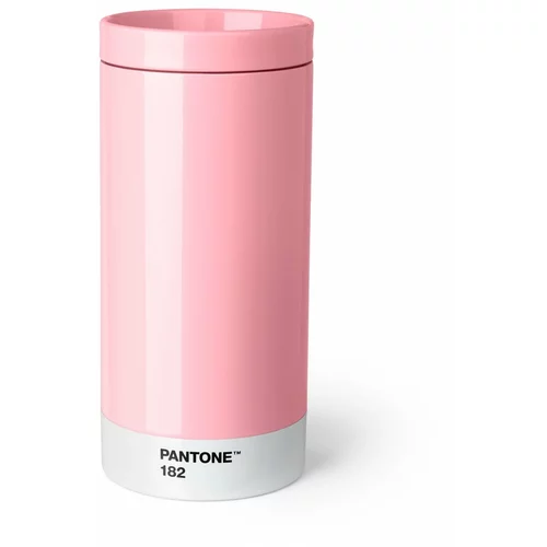Pantone Svetlo rožnat potovalni vrč iz nerjavečega jekla, 430 ml
