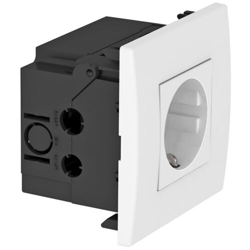 OBO Bettermann Vertr vtičnica 1gang 84x84x59mm rws SDE-RW D0RW1, (21225506) Slike