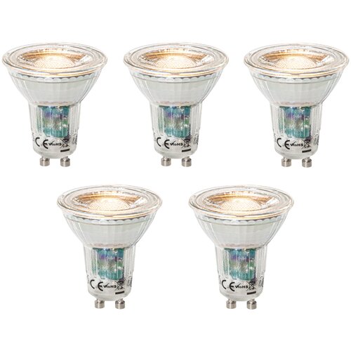LUEDD Komplet 5 GU10 dimbare LED lamp 3W 200 lm 2200 - 6500K Slike